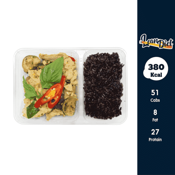 แกงเขียวหวานไก่ผัดแห้ง